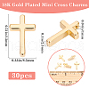 Beebeecraft 30Pcs Brass Beads FIND-BBC0003-51-2
