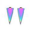 Ion Plating(IP) 201 Stainless Steel Charms STAS-S119-143-2