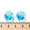 Transparent Acrylic European Beads TACR-P009-C01-10-3