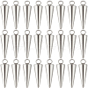 Beebeecraft 50Pcs 303 Stainless Steel Pendants STAS-BBC0005-75-1