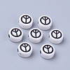 Opaque White Acrylic Beads MACR-S273-42A-2