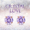 SHEGRACE 925 Sterling Silver Ear Studs JE536D-06-4