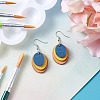 Yilisi DIY Unfinished Wooden Pendant Earring Making Kits DIY-YS0001-17-12