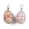Natural & Synthetic Mixed Gemstone Pendants G-N326-151P-3