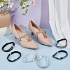 Olycraft 4 Pairs 4 Colors Polyester Rhinestone Elastic Shoelaces DIY-OC0013-17-5