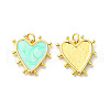 Rack Plating Brass Enamel Pendants KK-D074-03G-06-1