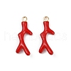 Brass Alloy Pendants KK-R226-15G-03-1