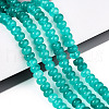 Dyed Natural White Jade Beads Strands G-T139-59A-09-1