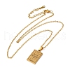 Tarot Theme 304 Stainless Steel Pendant Nacklaces For Women STAS-S128-02M-2