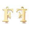 PVD Vacuum Plating  304 Stainless Steel Charms STAS-H112-F-G-2