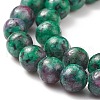 Round Dyed Natural Gemstone Bead Strands X-G-R345-6mm-15-3