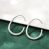 304 Stainless Steel Teardrop Dangle Earrings EJEW-S272-05P-2