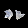 Transparent Acrylic Bead Caps OACR-A020-01-4