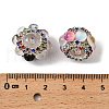 Sparkling Acrylic Rhinestone Round Beads OACR-NH0002-01A-01-3