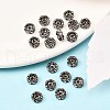 Brass Rhinestone Spacer Beads RB-A014-L6mm-01B-NF-3
