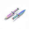 Rainbow Color Alloy Pendants PALLOY-N156-210-3
