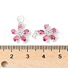 Brass Micro Pave Cubic Zirconia Pendants KK-U067-03S-06-3