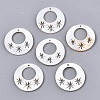 Natural Freshwater Shell Pendants SHEL-N026-131-1