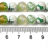 Dyed & Heated Natural Fire Crackle Agate Beads Strands G-P539-B01-24-5