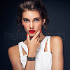 ANATTASOUL 12Pcs 12 Colors Flat PU Imitation Leather Cord Bracelets for Women Men BJEW-AN0001-83-5