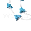 Dyed Synthetic Turquoise Beads Strands G-B136-A04-3