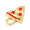 925 Sterling Sliver Red Enamel Charms STER-Z012-01G-02-2