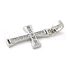 Brass Micro Pave Cubic Zirconia Pendants KK-U056-24P-2