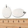 Non-Tarnish 304 Stainless Steel Stamping Blank Tag Pendants STAS-L022-182P-3