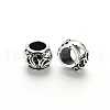 Tibetan Style Alloy European Beads TIBE-N006-109AS-LF-2