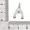 Brass Micro Pave Cubic Zirconia Pendants KK-V007-13P-3