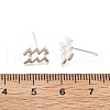 S925 Sterling Silver Stud Earrings EJEW-K303-01S-11-4