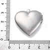 304 Stainless Steel Locket Pendants STAS-S171-13P-01-3