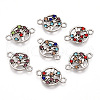 Alloy Connector Charms FIND-A024-02P-02-4