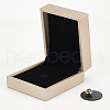 Rectangle PU Leather Badge Storage Gift Boxes CON-WH0085-91-3