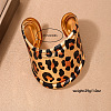 Leopard Print Alloy Cuff Bangles  for Women WGB08C8-01-4