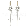 304 Stainless Steel Hoop Earrings EJEW-G400-46P-1