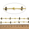 Handmade Faceted Natural Labradorite Beaded Chains CHC-L050-02G-10-2