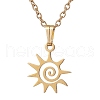 201 Stainless Steel Pendnat Necklaces NJEW-JN04764-03-3