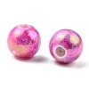 AB Color Wave Printed Acrylic Beads SACR-YW0001-48-3