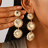 Alloy Dangle Stud Earrings WGD5E9B-03-1