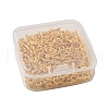 500Pcs Iron Screw Eye Pin Peg Bails FIND-YW0003-06G-6