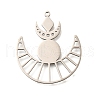 304 Stainless Steel Pendants STAS-B083-03P-1