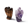 Natural & Synthetic Gemstone Carved Angel Statues Ornament G-P525-16-3