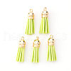 Faux Suede Tassel Pendant Decorations X-FIND-R095-015LG-1