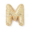 Rack Plating Brass Micro Pave Cubic Zirconia Pendants X-KK-Q790-01M-G-1