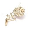 Zinc Alloy Crystal Rhinestone Brooches JEWB-C042-02C-G-2