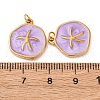304 Stainless Steel Enamel Pendants STAS-U061-33G-B02-3