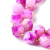 Natural Quartz Dyed Beads Strands G-U023-A02-09-4