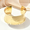 Brass Cuff Bangles for Women BJEW-A038-01A-G-2