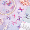 SUNNYCLUE 160Pcs 16 Style Polyester Fabric Wings Crafts Decoration DIY-SC0019-37-3